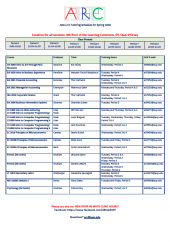 ARC Link Tutor Schedule Spring 2019 ARC Link Tutor Schedule Spring 2019