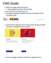 CVEC AUP Student Guide cover